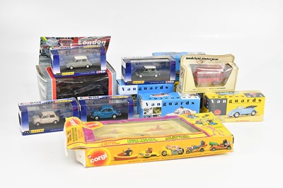 Lot 425 - CORGI; a collection of boxed model vehicles...