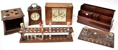 Lot 293 - Various collectible items to include a wooden...