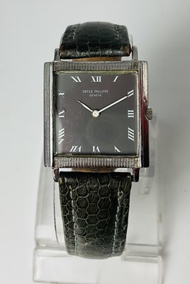 Lot 683 - PATEK PHILIPPE; a vintage 18ct white gold...