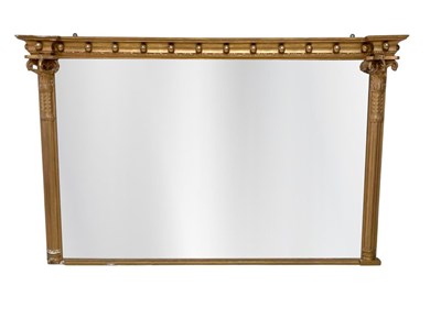 Lot 30 - A 19th century gilt framed wall mirror, 88 x...