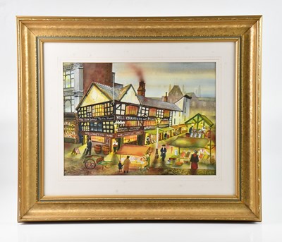 Lot 494 - COLIN BINGHAM; watercolour 'Break of Day' The...