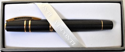 Lot 308 - VISCONTI; a Homo Sapiens black fountain pen,...