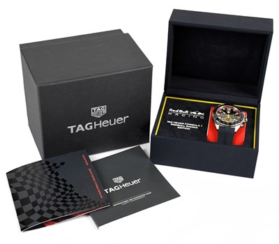 Lot 817 - TAG HEUER; an unused gentleman's F1 Red Bull...