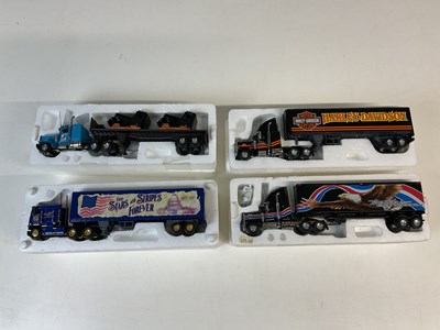 Lot 30 - MATCHBOX COLLECTIBLES; three Peterbilt trucks,...