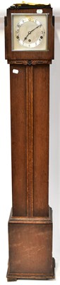 Lot 98 - An early 20th century oak cased Westminster...