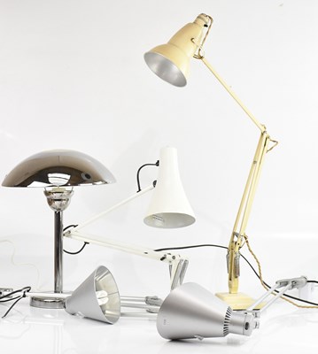 Lot 2029 - ANGLEPOISE; two vintage lamps, larger 85cm,...