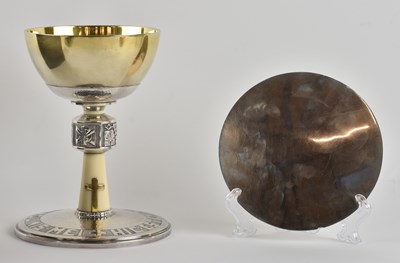 Lot 1156 - A cased 1939 800 grade silver and silver gilt...