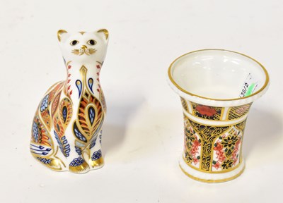 Lot 142 - ROYAL CROWN DERBY; a paperweight in the form...