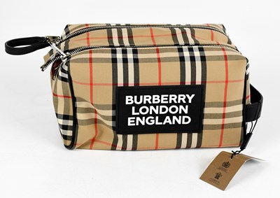 Lot 779 - BURBERRY; an unused Archive Beige check print...