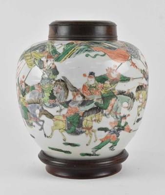 Lot 1020 - A 19th century Chinese Famille Verte porcelain...
