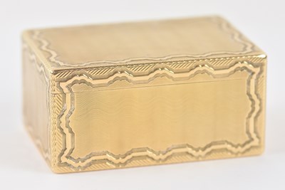 Lot 1275 - A late 18th/early 19th century French gold...