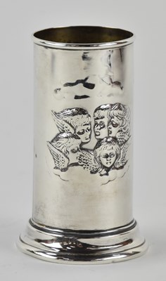 Lot 1219 - An Edward VII hallmarked silver cigarette...