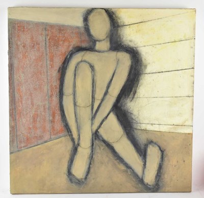 Lot 152 - JOHN EMANUEL (born 1930); oil and charcoal on...