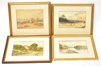 Lot 397 - Four watercolours, comprising W. H. Todd; a...