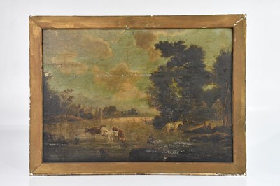 Lot 482 - UNATTRIBUTED; early to mid 19th century oil on...