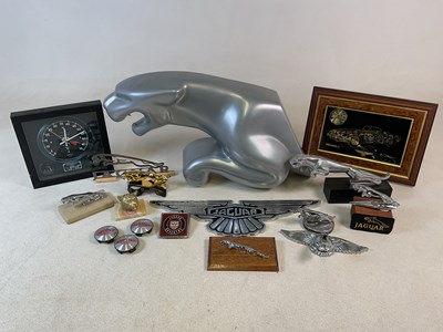 Lot 178 - JAGUAR; a Jaguar showroom wall mounted plastic...