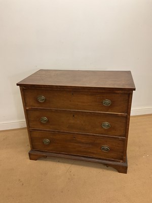 Lot 835 - A 19th century mahogany chest of drawers, 82 x...