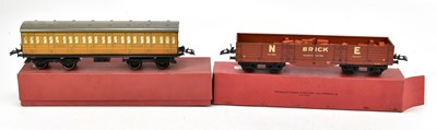 Lot 277 - HORNBY; an O gauge two passenger coach 'First-Third'