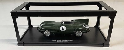 Lot 154 - CMR; a Jaguar D type diecast model presented...