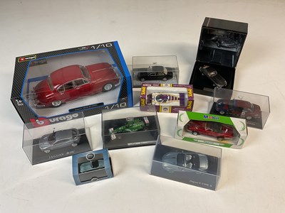Lot 157 - A collection of boxed Jaguar diecast toy cars,...