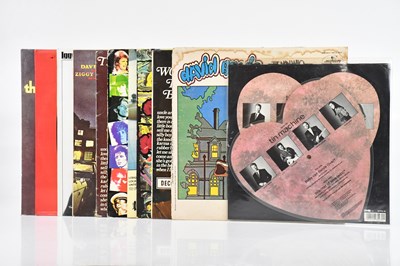 Lot 84 - DAVID BOWIE /IGGY POP; ten albums to include,...