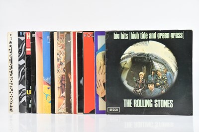 Lot 201 - THE ROLLING STONES; eighteen albums comprising...