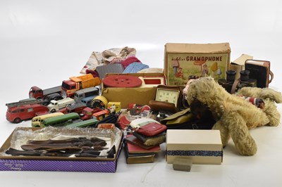 Lot 416 - A collection of vintage toys, to include a...