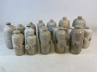 Lot 446 - A quantity of stoneware bed warming bottles,...