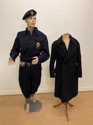 Lot 281 - A 1950s era Civil Defence Force Devon uniform...