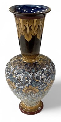 Lot 520 - DOULTON LAMBETH; a late 19th century baluster...