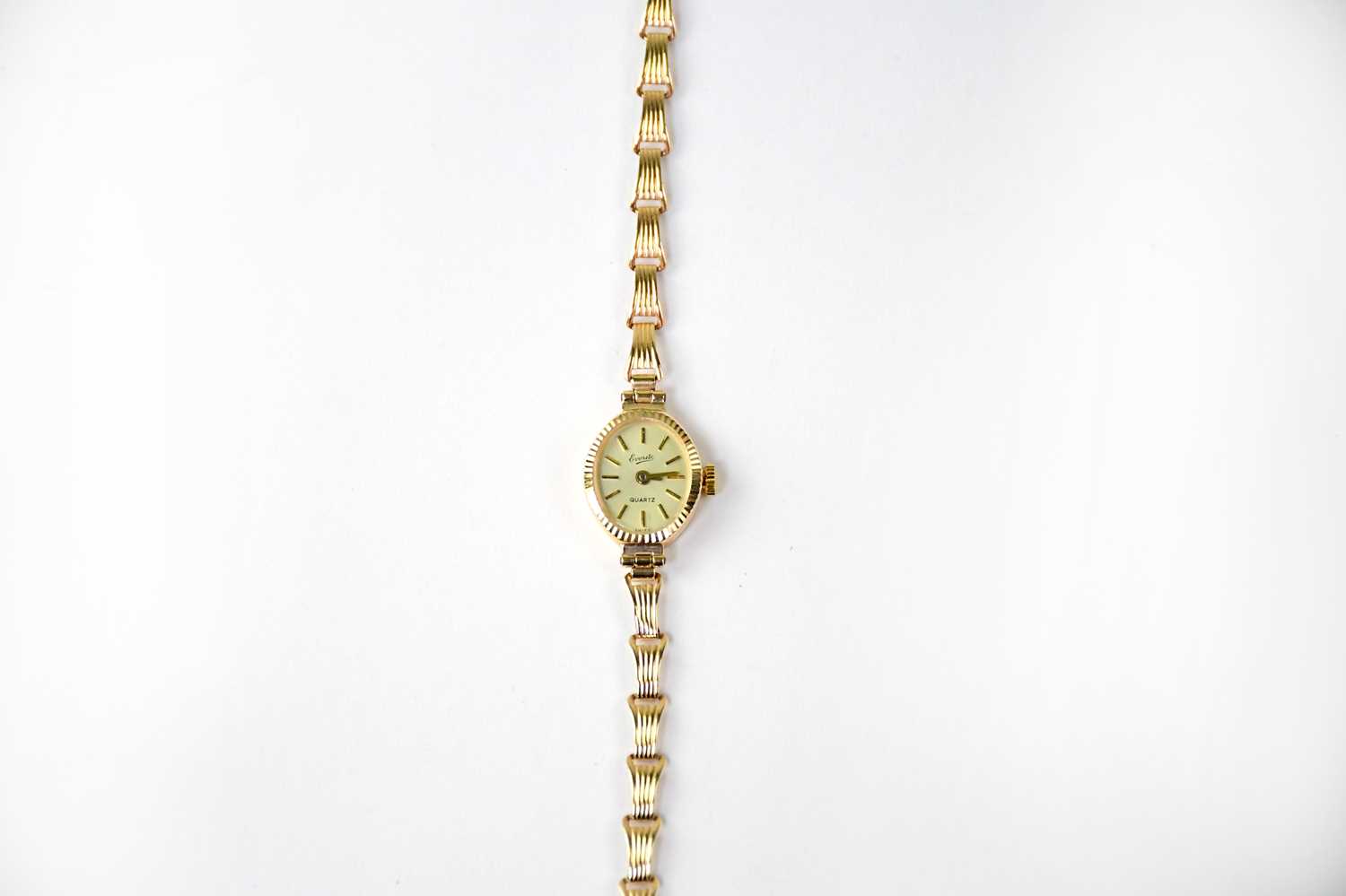 Lot 1270 - EVERITE; a 9ct gold ladies' cocktail watch,...