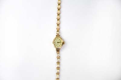 Lot 1270 - EVERITE; a 9ct gold ladies' cocktail watch,...