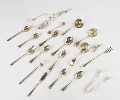 Lot 223 - Five George IV hallmarked silver teaspoons,...