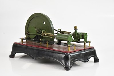 Lot 413 - A scratch built green and red painted steam...