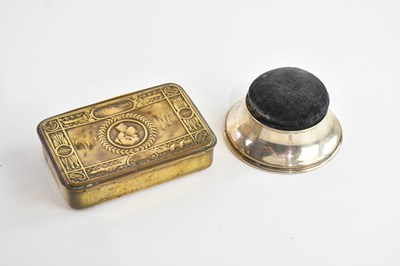 Lot 527 - JOHN EVANS II; a George V hallmarked silver...