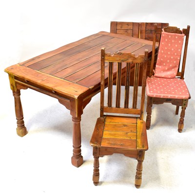 Lot 15A - A large 'Granary' solid hard wood...