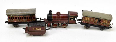 Lot 283 - BING; an 18 volt electric locomotive and tender