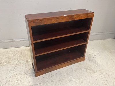 Lot 303 - An early 20th century mahogany bookcase,...