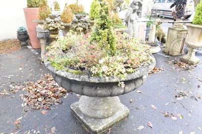 Lot 324 - A large and impressive reconstituted stone...