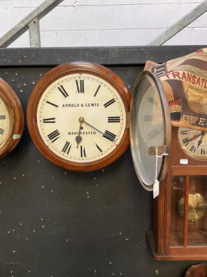 Lot 138 - ARNOLD & LEWIS, Manchester; a walnut cased...