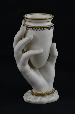 Lot 1913 - JAMES HADLEY FOR ROYAL WORCESTER; a ‘Mrs...