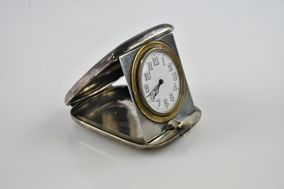 Lot 505 - WILSDORF & DAVIS; a George V hallmarked silver...