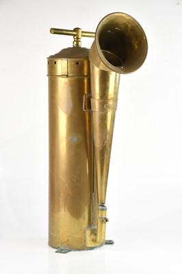 Lot 1015 - NEWMAN & FIELD, BIRMINGHAM; a brass ship's...