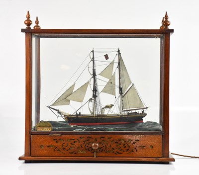 Lot 1007 - An early 20th century ship automaton, fitted...