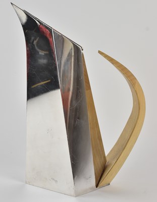 Lot 1141 - PAMPALONI; a modern stylish angular teapot,...