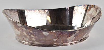 Lot 1144 - PAMPALONI; an oval 925 silver dish, 31 x 23cm,...