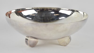 Lot 1180 - ERCUIS; a French white metal circular tripod...