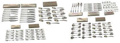 Lot 1110 - SAMBONET; a quantity of stainless steel...