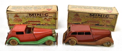 Lot 284 - MINIC; two boxed clockwork vehicles