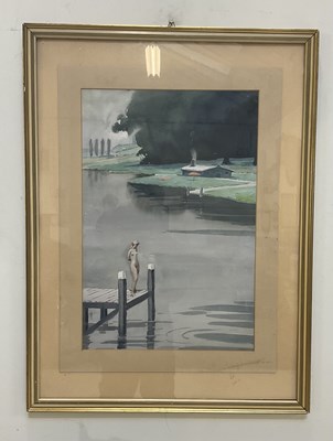 Lot 585 - CORNELIUS KLOOS (Dutch, 1895-1976);...